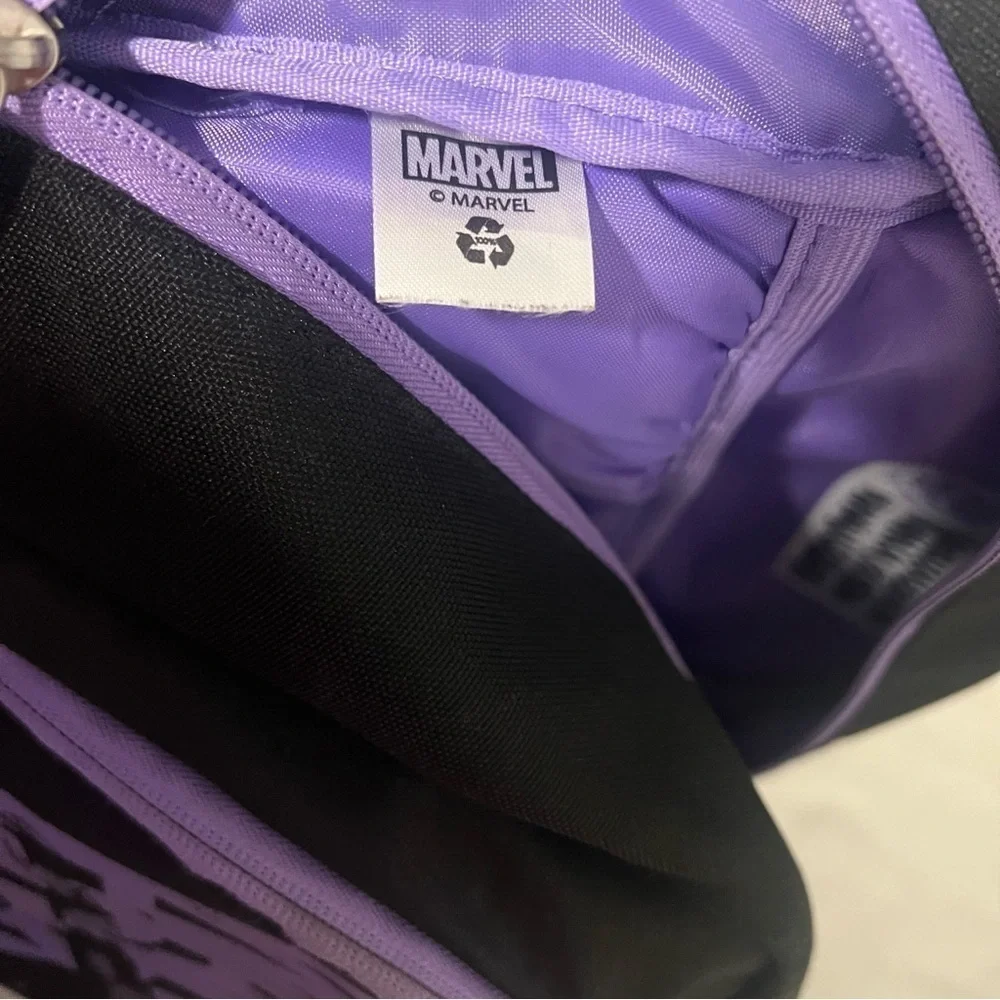 Disney Backpack - Black Panther - Wakanda Forever School Black/Purple EUC